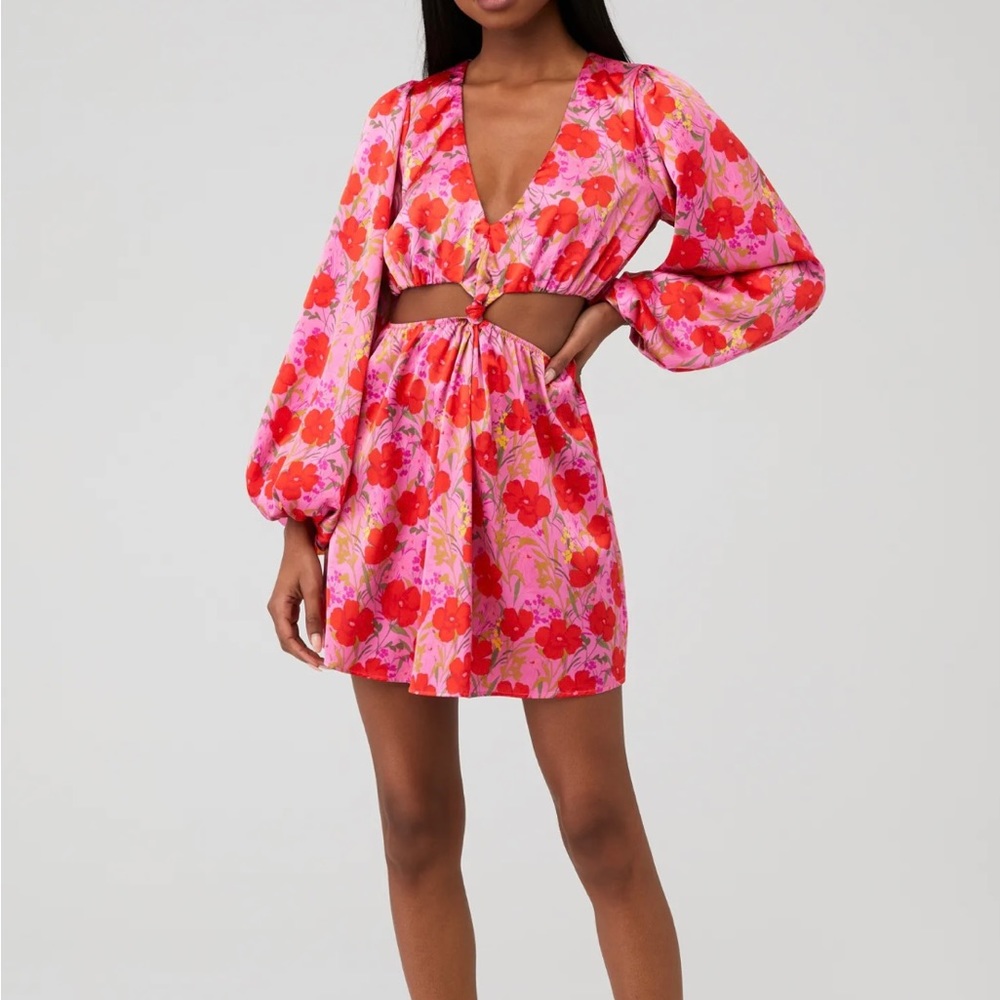 Show me your mumu Christina dress size small, pink